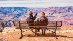 family at grand canyon