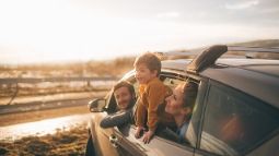 family on road trip