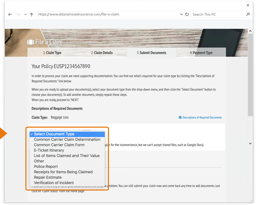 Allianz - Document_Upload_Step2