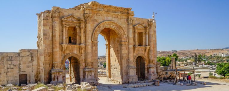 Allianz - Hadrian's Arch in Jerash (Gerasa), Jordan